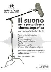 corsi di recitazione Il suono nella presa diretta cinematografica